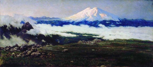 Сочинение по картине: Ярошенко - "Шат-гора (Эльбрус)"
